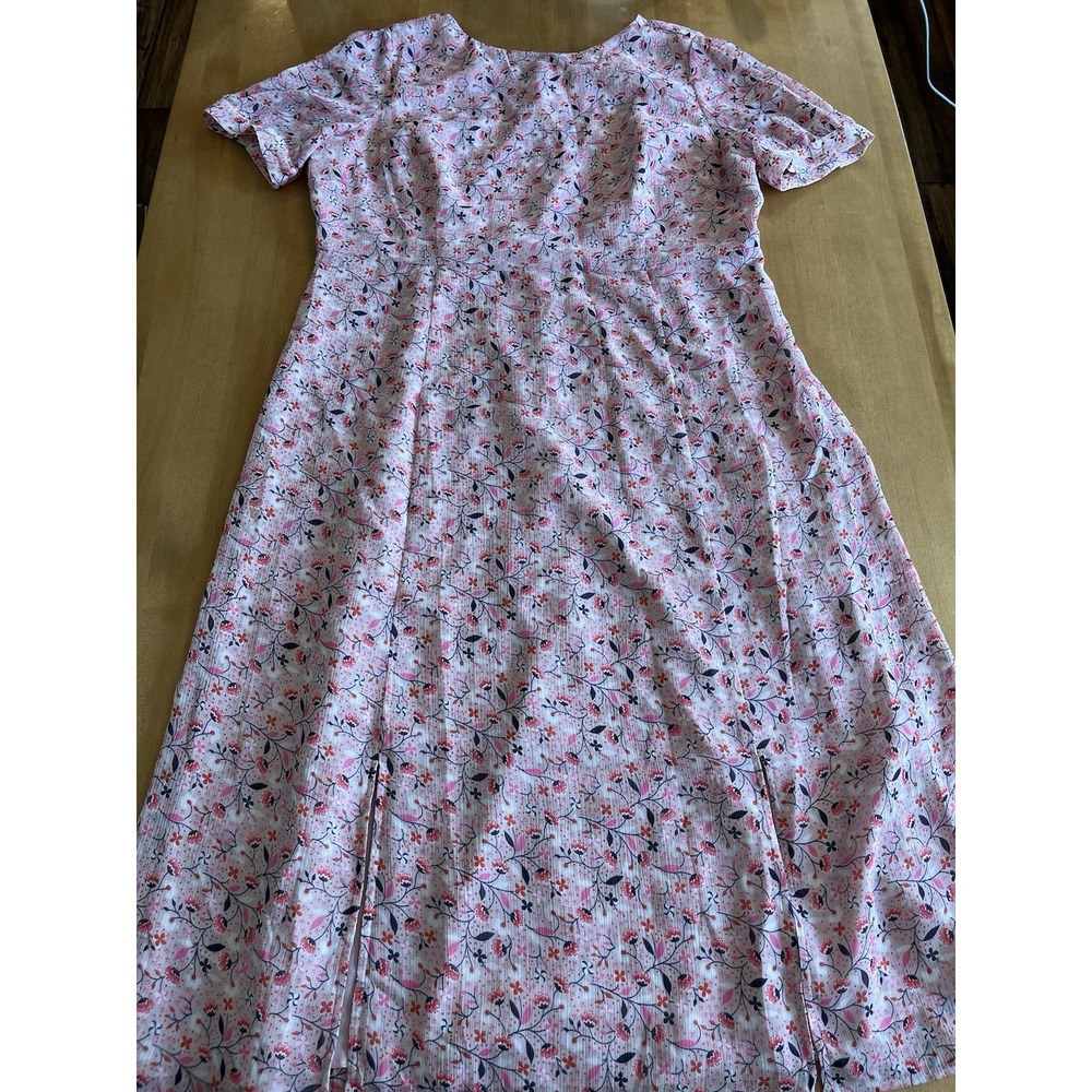 Biden Women's‎ Floral Pink Dress Midi Plus Sz 16R